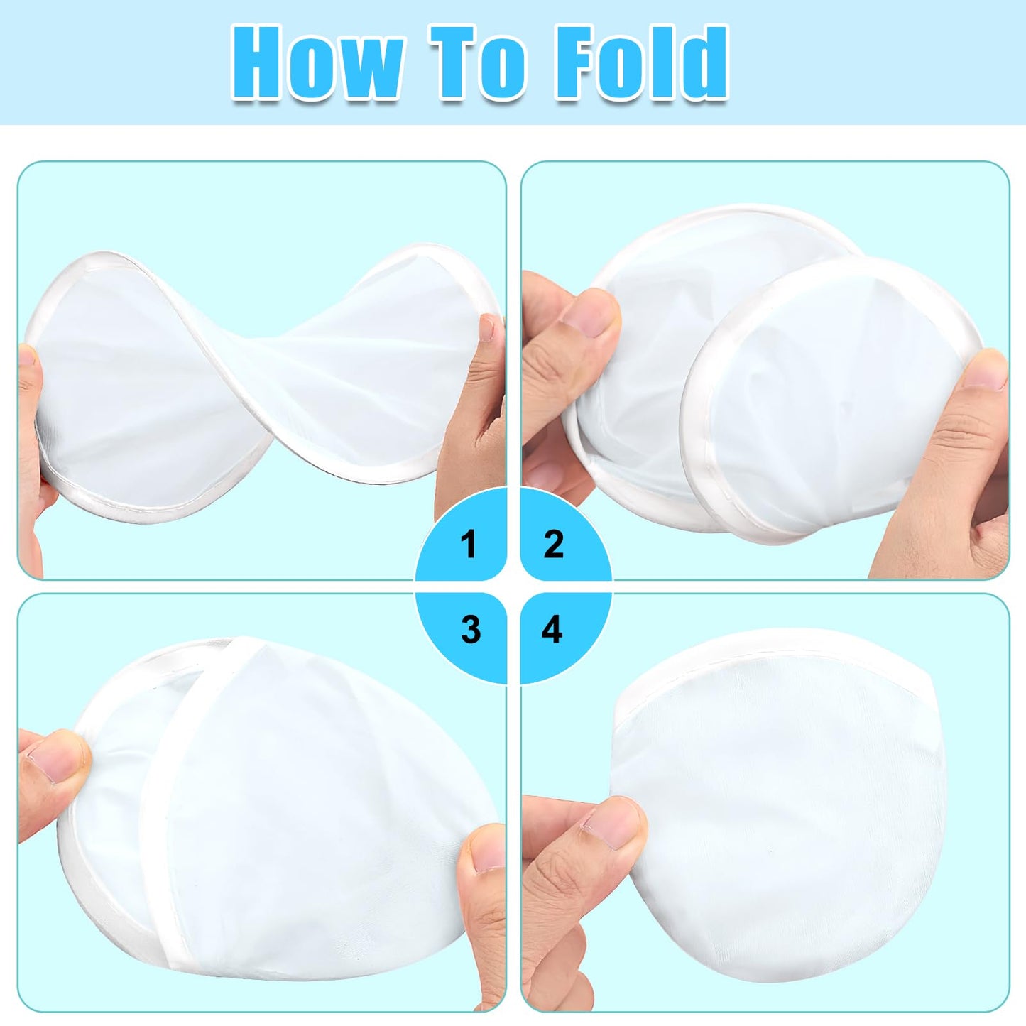 Mototo 36 Pieces Foldable Flying Disc Fans With Bag Folding Pocket Toy Set Diy Creative Gift Handheld Fabric Fan For Fun Party F
