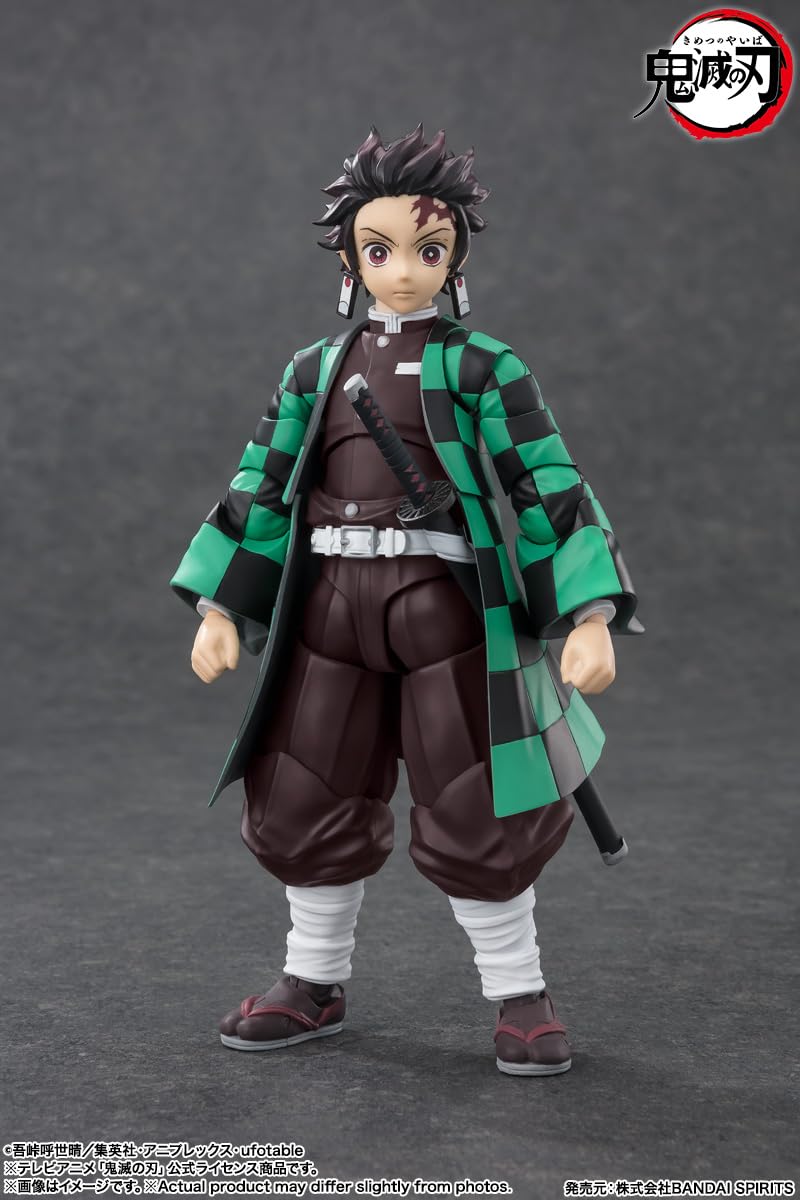 TAMASHII NATIONS - Demon Slayer: Kimetsu no Yaiba - Tanjiro Kamado S.H.Figuarts Action Figure