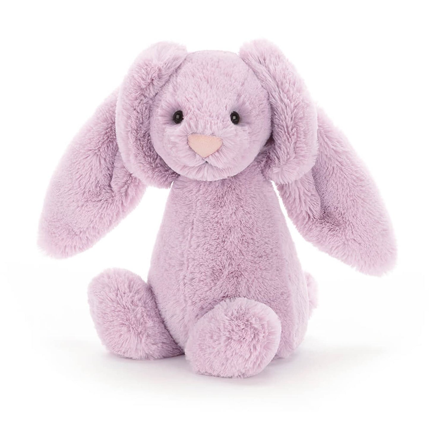 Jellycat Bashful Lilac Bunny Stuffed Animal, Medium, 12 Inches