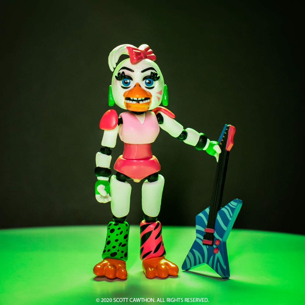 Funko Action Figure - Five Nights at Freddy's Security Breach Glamrock Chic, Vinyl, Multicolor, Standard Size, Model 47491