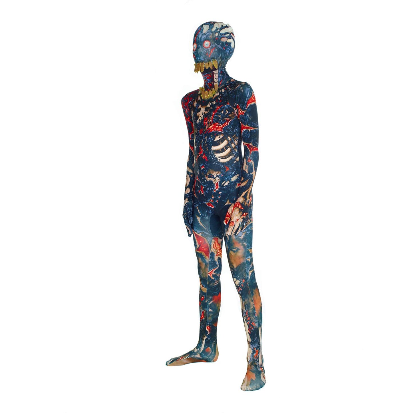 Morphsuits Kids Burnt Zombie Monster Costume - Medium 3'6-3'11 / 8-10 Years