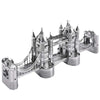 Piececool 3D Puzzles For Adults, London Tower Bridge Metal Models Kit, Famous Landmarks Architecture Building Blocks Models Kits, Diy Craft Toys Gifts For Birhtday Christmas, 65 Pcs