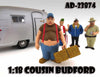 Cousin Budford Trailer Park Figure For 1:18 Scale Diecast Model Cars by American Diorama