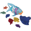 Cre8Tive Minds The Rainbow Fish Puppet - Prop Set For Visual Storytelling, 15 Piece Set, Puppet Show Theater For Kids, Bedtime S