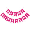 Hot Pink Happy Birthday Banner Birthday Sign For Backdrop Happy Birthday Decorations For Women Girls Kids Birthday Party Wall Door Garland Bunting Banner Hot Pink Party Supplies