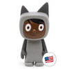 Tonies Creative Audio Character - Record And Upload Up To 90 Minutes Of Your Own Stories And Songs - Gray/Dark