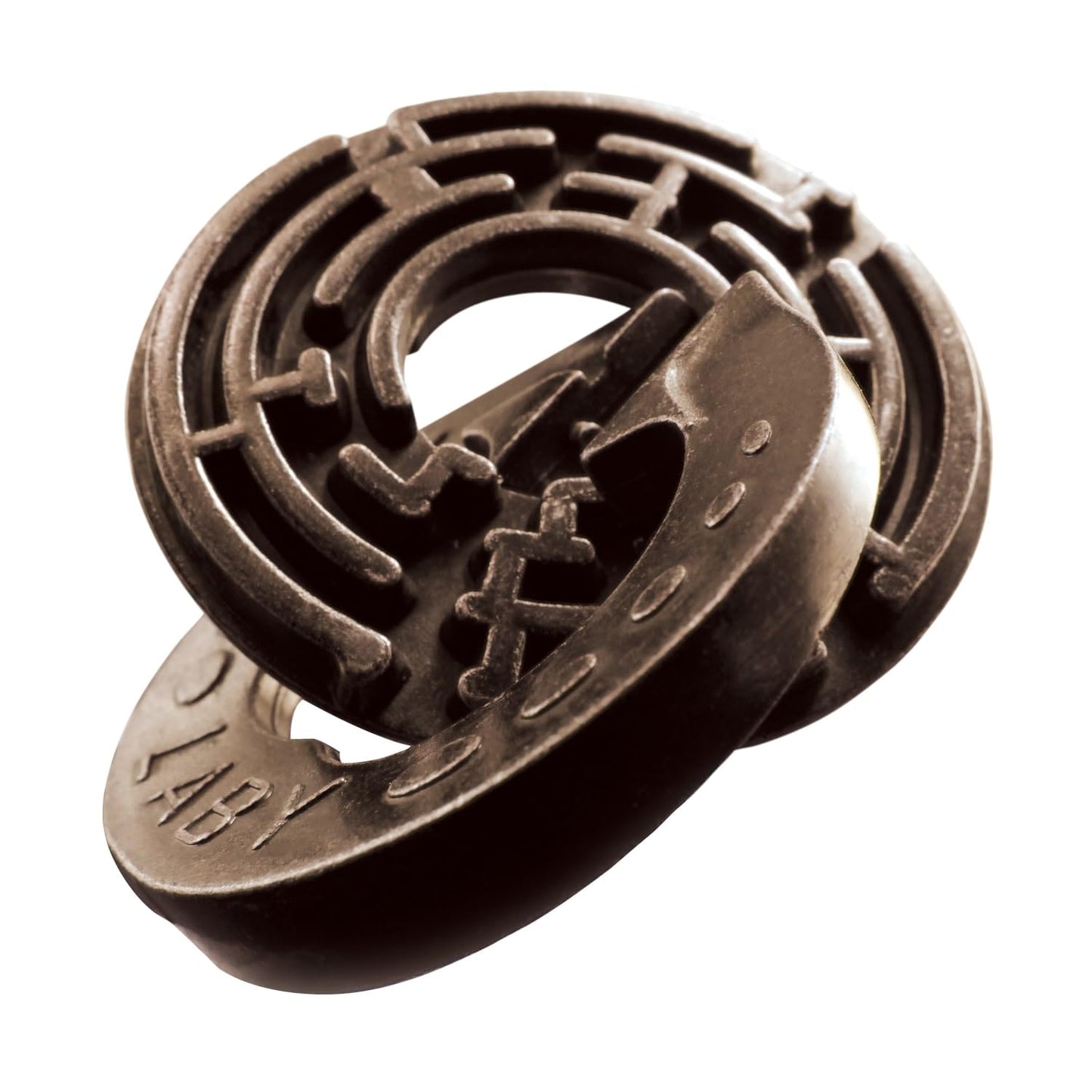 Bepuzzled | Labyrinth Hanayama Metal Brainteaser Puzzle Mensa Rated Level 5, For Ages 12 And Up
