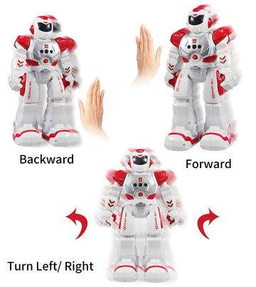 Suliper Remote Control Robots For Kids,Intellectual Gesture Sensor Programmable Rc Robot Toys With Infrared Controller,Early Edu