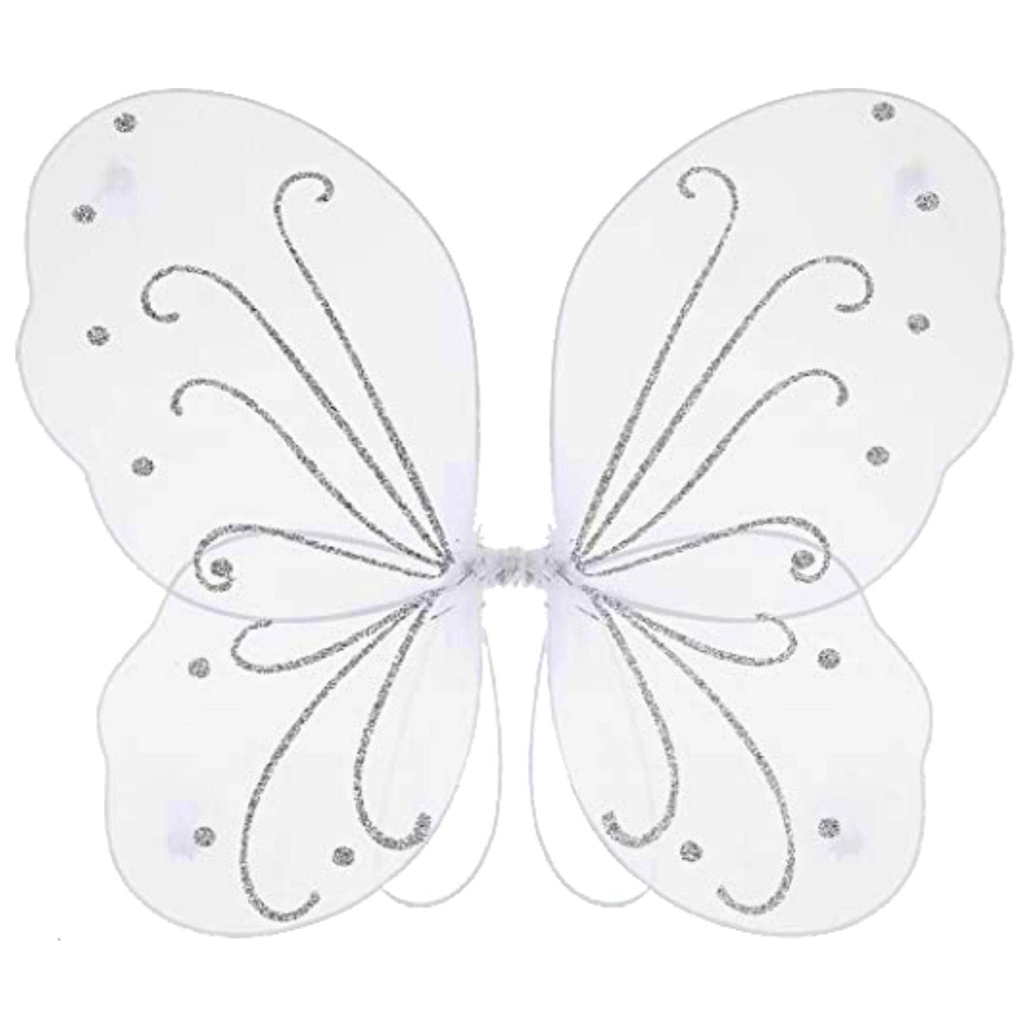 NENMATTE Fairy Girls Wings for Kids,Sparkle Angel Wings Butterfly Wings Fairy Costumes for Birhday Party Halloween Costume Dress
