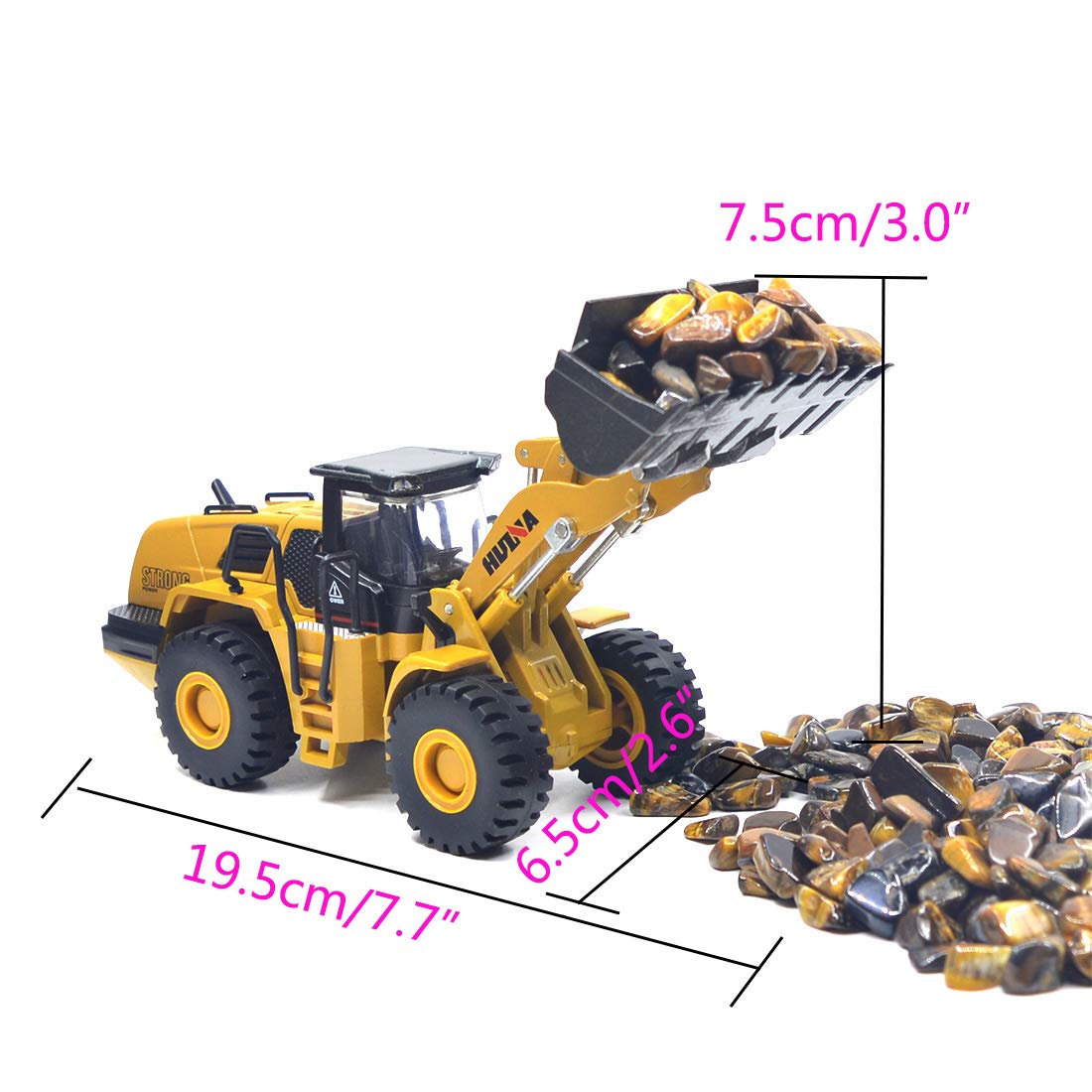 Ailejia 1/50 Scale Construction Vehicles Dump Truck Mechanical Loader Alloy Models Construction Vehicle Model Engineering Car To