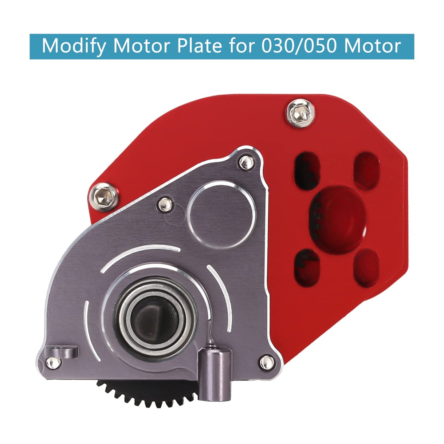 INJORA 16g Complete Transmission Gearbox with Steel 0.3 Mod Transmission Gear for Axial SCX24 Deadbolt C10 JLU Gladiator Bronco