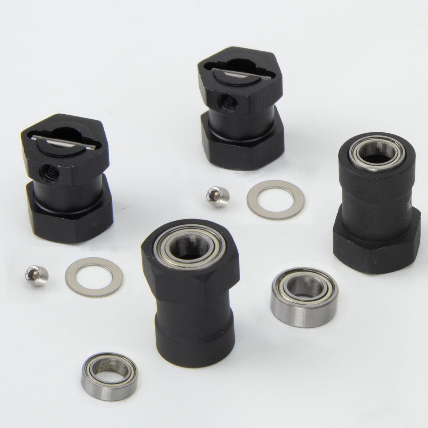 HOBOHY Aluminum 12mm HEX Adapter for Tamiya RC Car CW-01 Lunch Box ORV Monster Beetle Chassis Wheels Rims Combiner Upgrade Parts