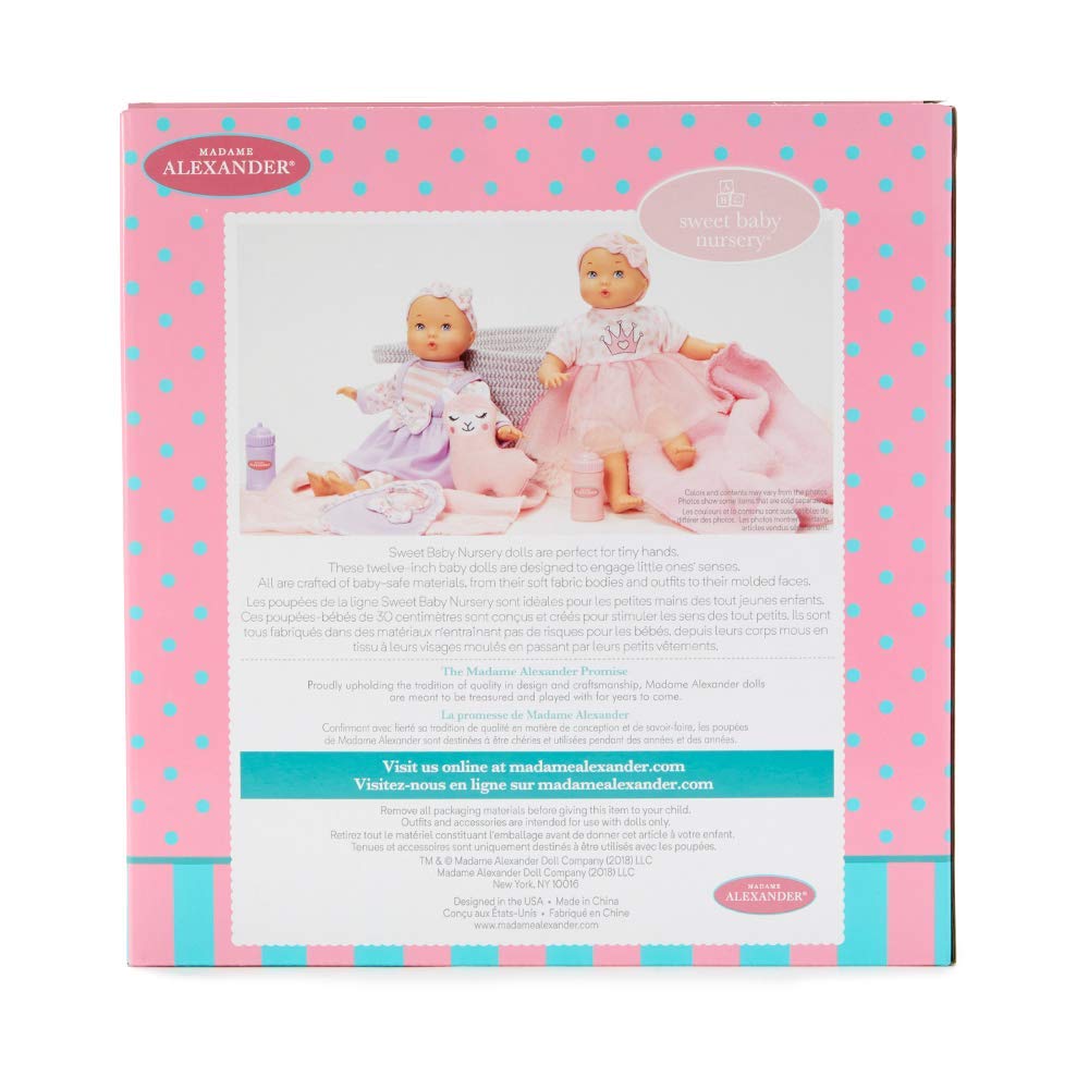 Madame Alexander 12' Sweet Baby Nursery Little Love Essentials