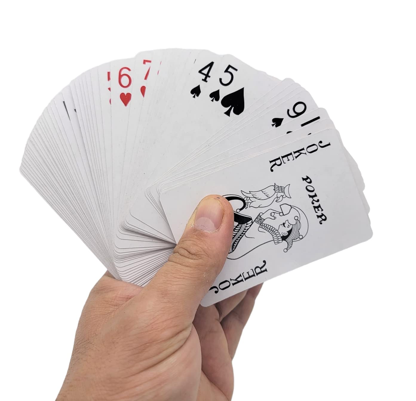 Zugar Land Economy Playing Cards 12 Decks (6 Red And 6 Blue Decks) 2.3/8 Inches By 3.3/8 Inches (55Mm X 86Mm) Plastic Coated. Great For Poker, Blackjack, Bridge And More. (12 Decks)
