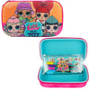 Innovative Designs Lol Surprise Dolls Pencil Case Set With Lol Stickers And Gel Pens For Girls, Molded With Zip Closure, Pink