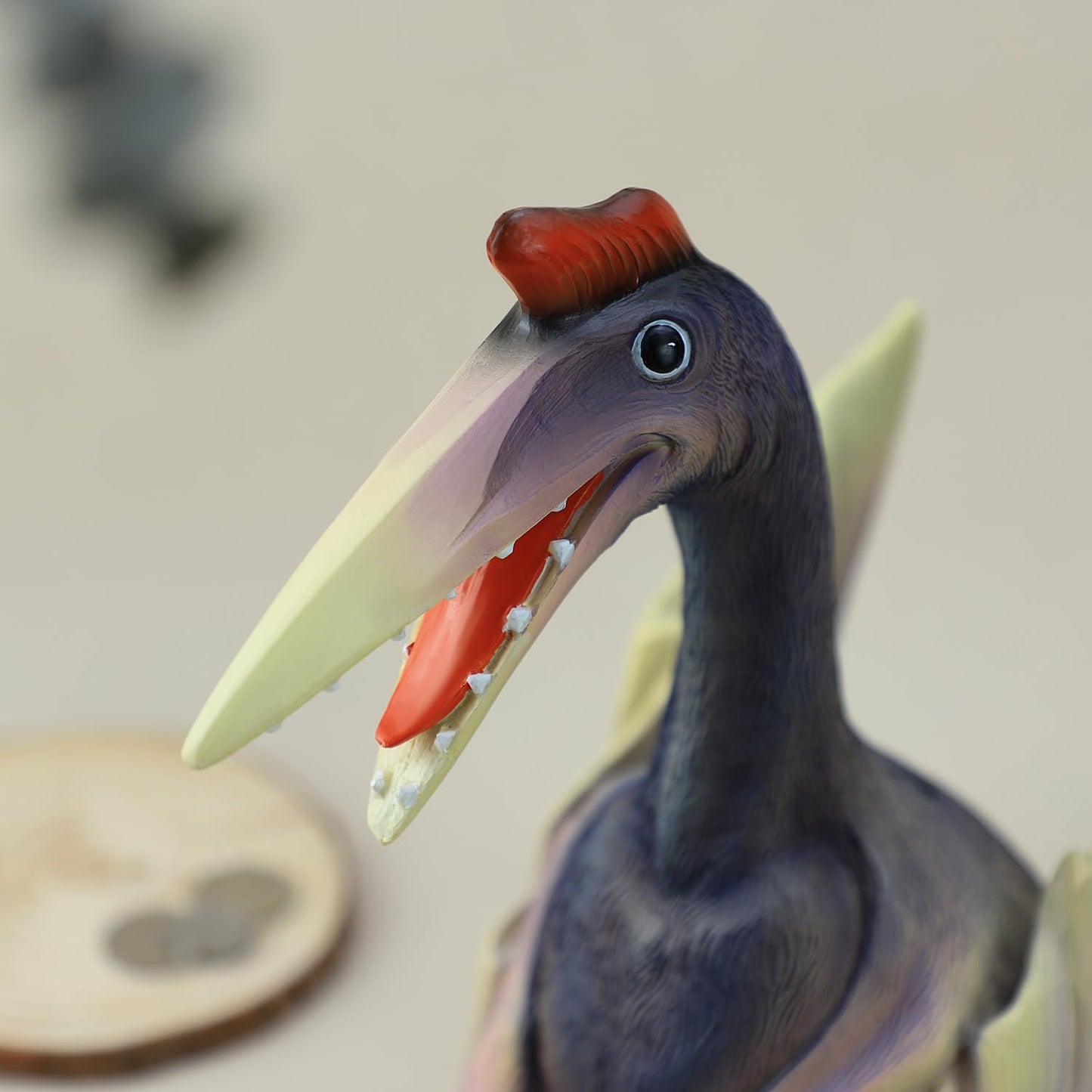 Massjoy Resin Ornament Pterosaur Piggy Bank, Boy Birthday Present.