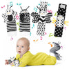 Snowie Soft Baby Wrist Rattle Socks And Foot Finder Set, Rattle Set For Babies 0-6 Months With Cartoon Plush Toys Soft Sound Sen