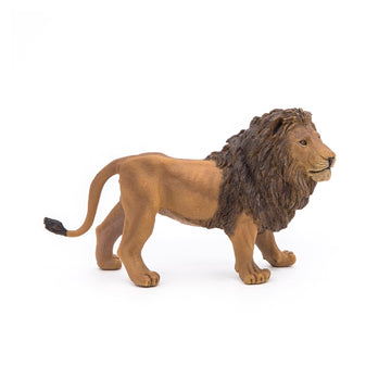 Papo Standing Male Lion Toy Figure - Multicolor Plastic Model 50040