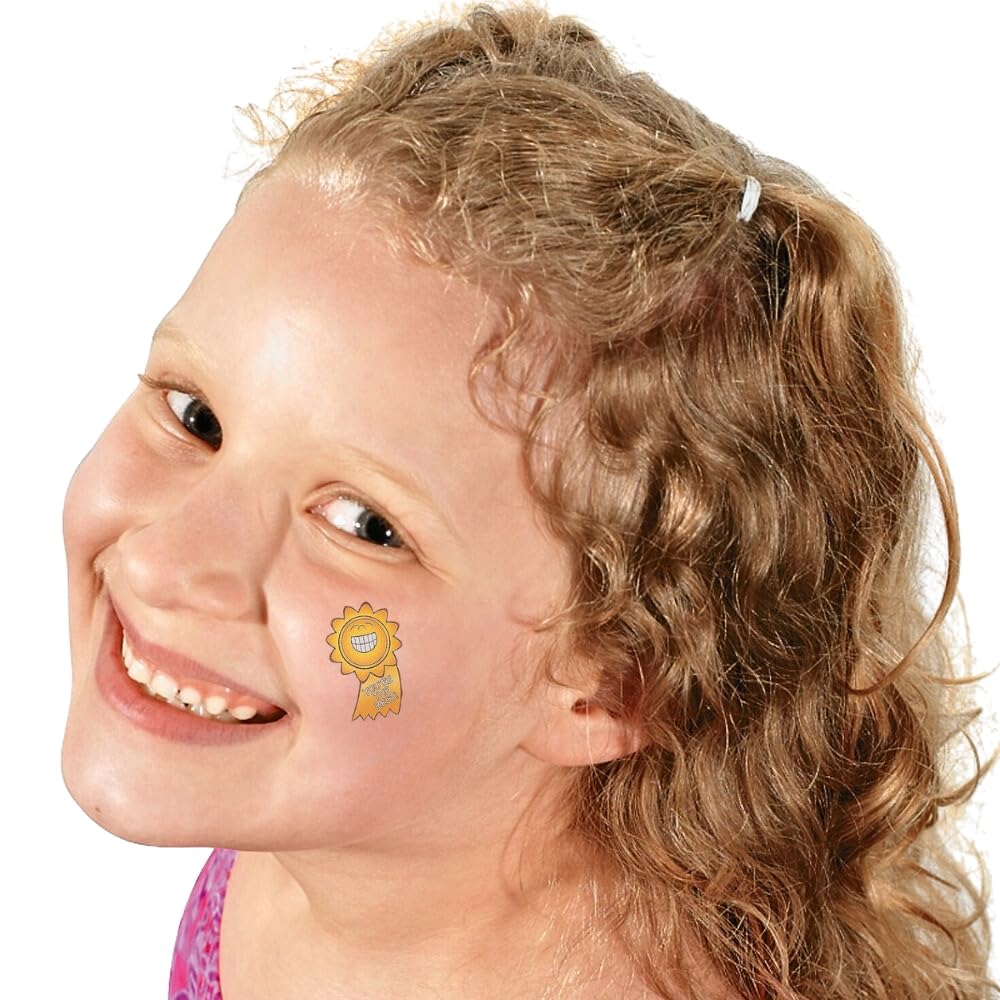 Motivational Smiley Face Stickers - 1 Piece - Educational and Learning Activities for Kids