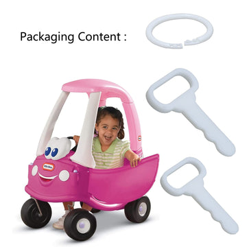 TEYOUYI Replacement Key for Little Tikes Cozy Coupe Accessories for Little Tikes Cozy Coupe Personalized Gifts for Toy Car to Ki