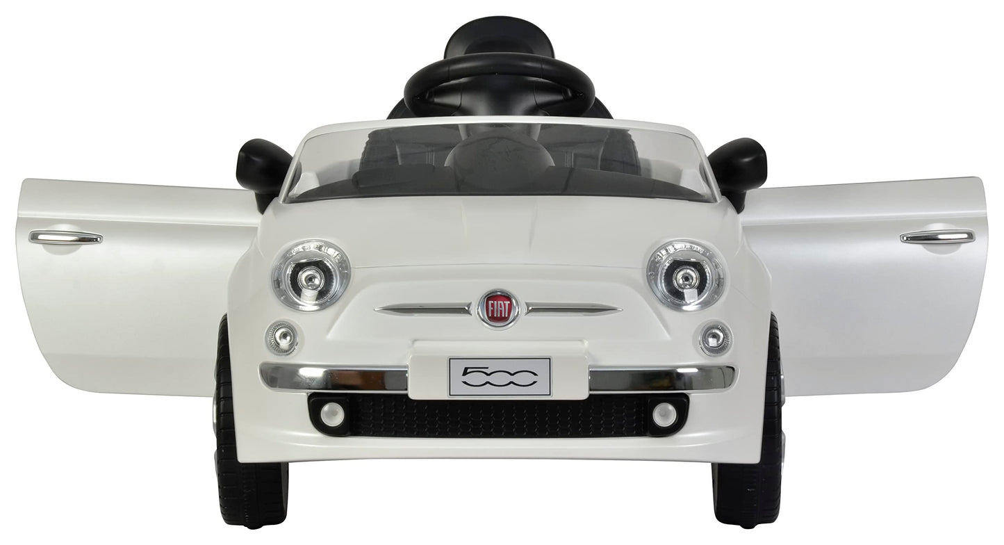 Best Ride On Cars Fiat 500 Push Car, White 37 X 19 X 12 Inches, Large, White