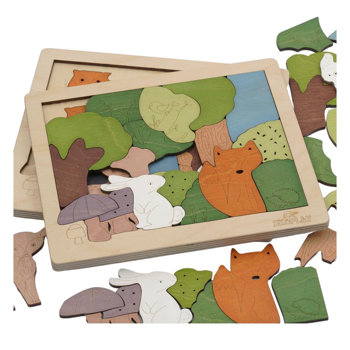 Woodlands Puzzle For Kids | 33 Piece Jigsaw Puzzle For Pre-School Kids | Learning And Educational Toy Gift For Boys & Girls 3 Years And Above