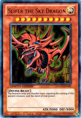 Yu-Gi-Oh! - Slifer The Sky Dragon (Ygld-Eng01) - Yugi'S Legendary Decks - 1St Edition - Ultra Rare