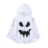 Kavousa Toddler Kids Baby Girl Boy Ghost Costume Halloween Cloak Cape Hat Funny Cosplay Clothes (Hooded Sleeveless Top White, 1-