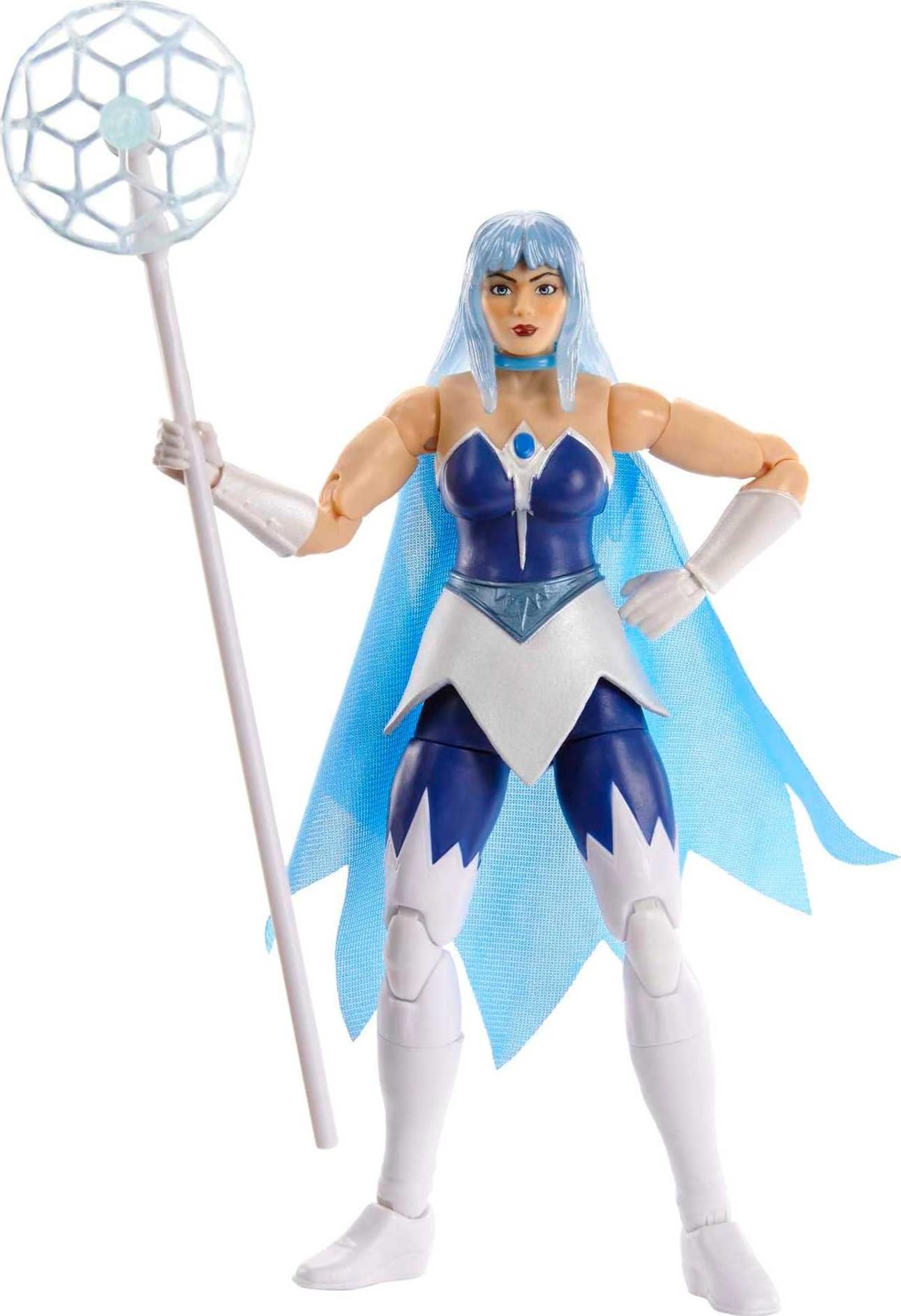 Masters Of The Universe Masterverse Action Figure & Accessories, Frosta Motu Collectible With Articulation & Swappable Parts, 7-Inch