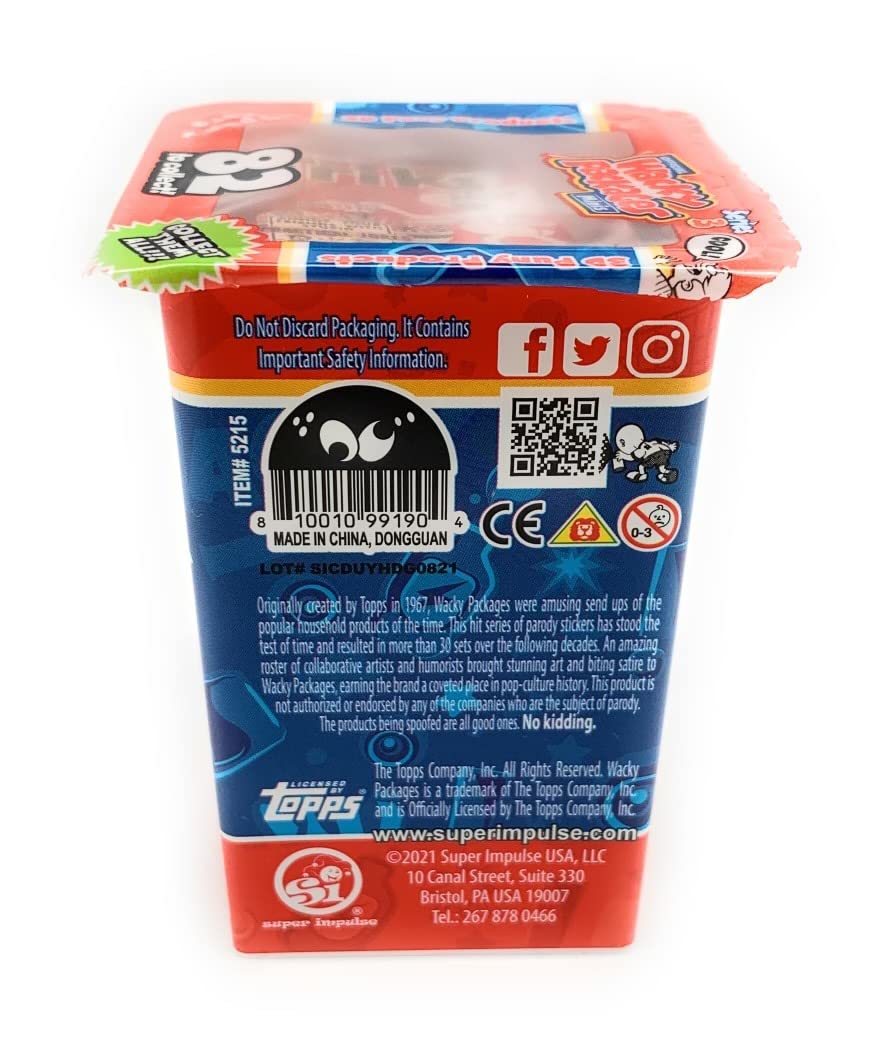 World'S Smallest Wacky Packages Minis Series 3 - 3 Pack Bundle