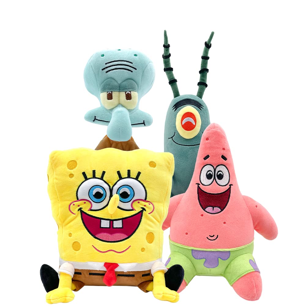 Youtooz Squidward Sit Plush, 9 Inch, Collectible, Official Licensed, Very Soft, Spongebob Squarepants, Plush Collection