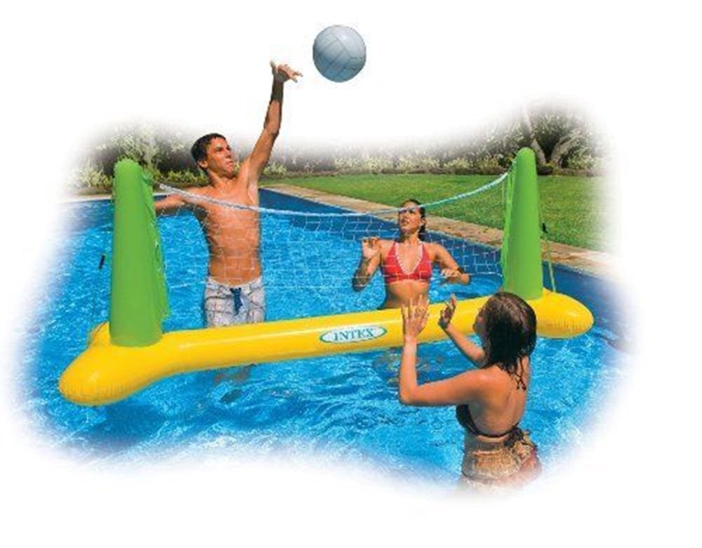 Intex Floating Swimming Pool Toy Volleyball Game Family Kids Play Inflatable Fun