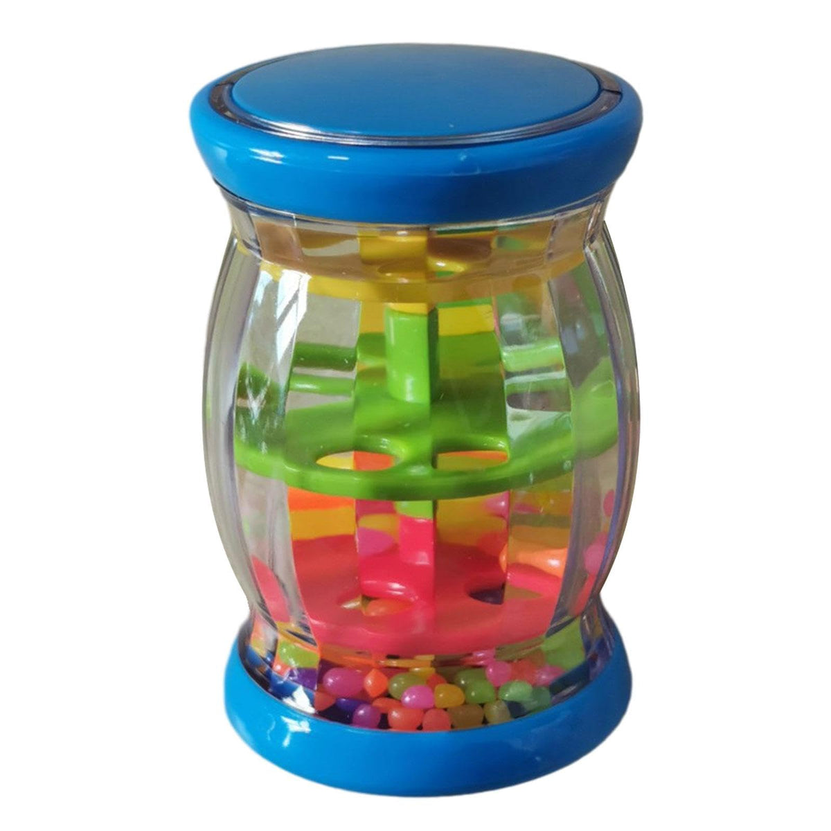 Club BollywoodColorful Beaded Raindrop Montessori Rainmaker For Airplane Toy Boy Girl Kids Blue|Baby|Toys For Baby|Developmental