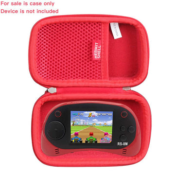 Hermitshell Travel Case For Easegmer Kids Handheld Game Portable Video Game Player (Red)