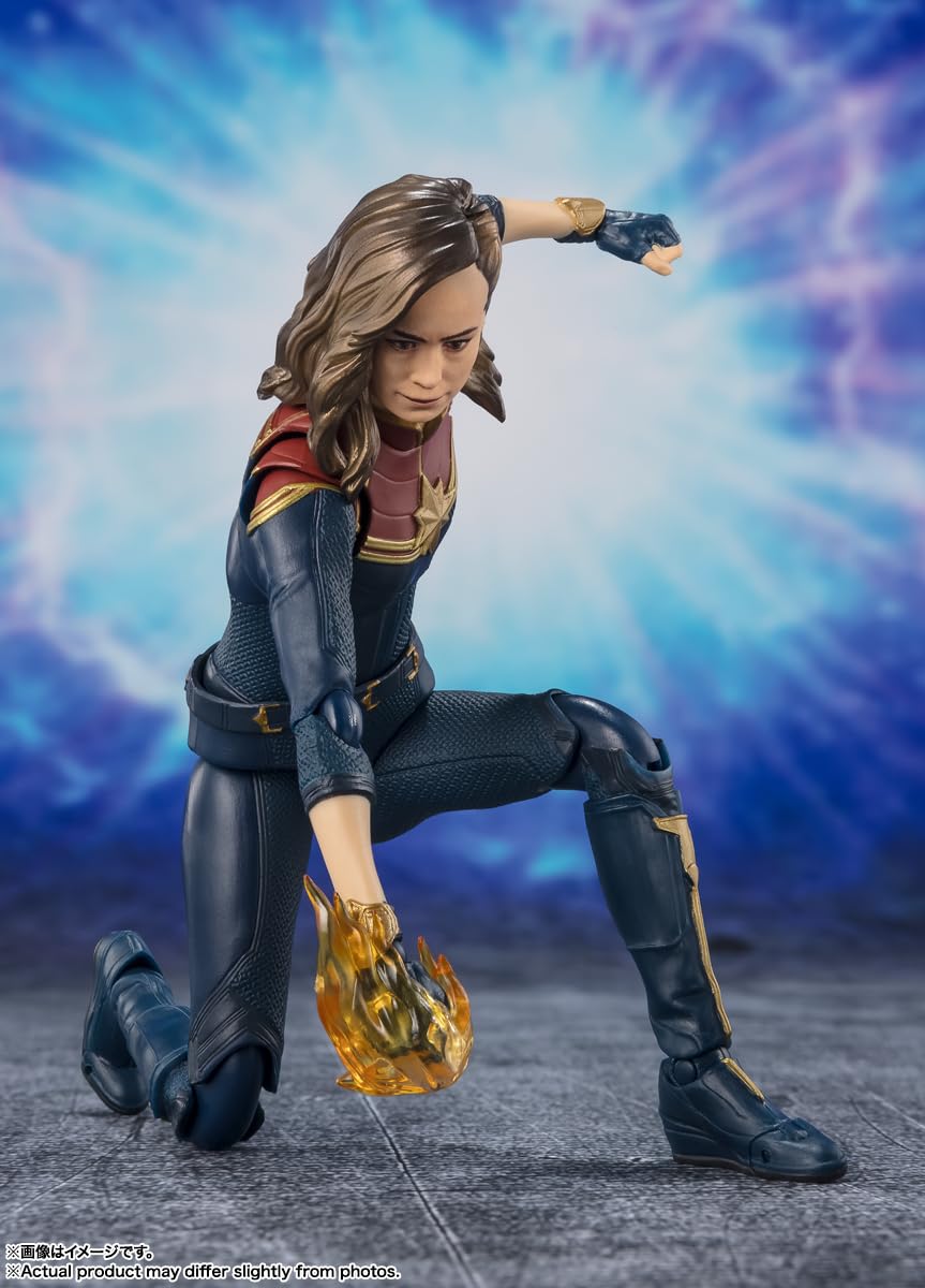 TAMASHII NATIONS - The Marvels - Captain Marvel (The Marvels), Bandai Spirits S.H.Figuarts Action Figure