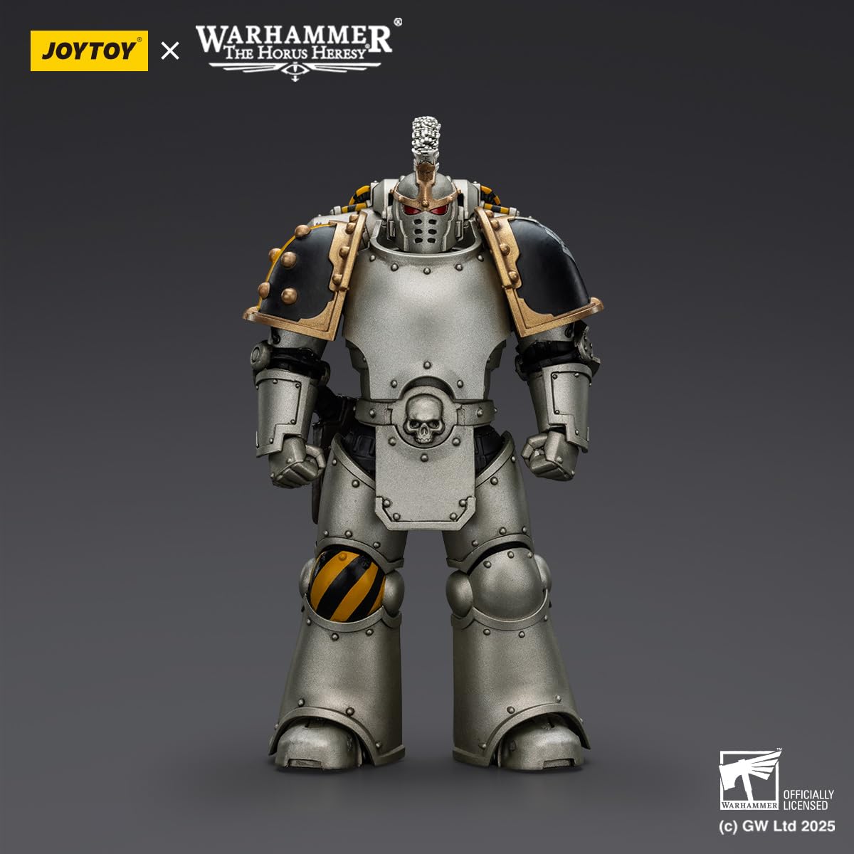 Beerise Joytoy 1/18 Action Figures - Warhammer The Horus Heresy Iron Warriors Command Squad Chosen With Legion Standard - 5,High