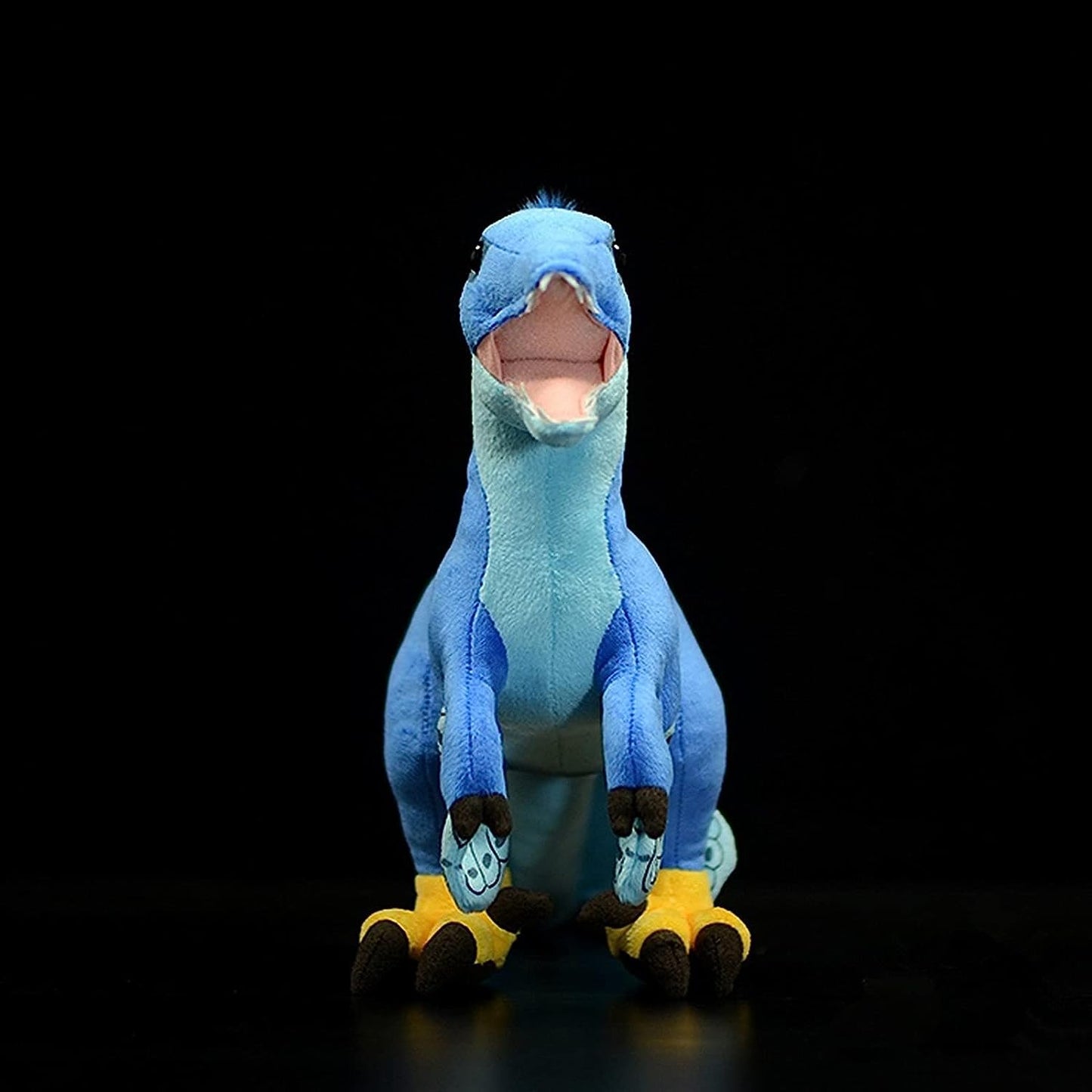 Zhongxin Made Simulation Microraptor Dinosaur Stuffed Plush Toy - 18Inch Blue Dinosaur Utahraptor Tyrannosaurus Plushie, Figurines Stuffed Toys Soft, Gifts Collectible For Kids