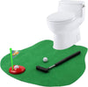 Goodlysports Toilet Golf Game- Practice Mini Golf In Any Restroom/Bathroom - Great Toilet Time, Funny White Elephant Gag Gifts For Golfer, Useful White Elephant Gift Ideas, Golf Gifts For Men.