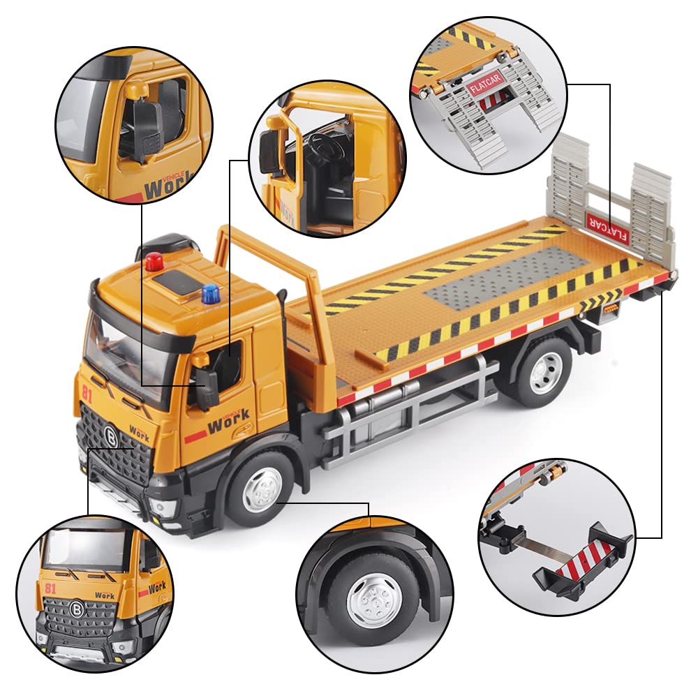 OANMYJJO Tow Truck Toys for Boys Metal Diecast Tow Truck Model