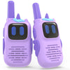 Holiky Purple Walkie Talkies With Silicone Cover, Toys For 3-4 Year Old Girls Boys, Kids Walkie Talkies 1000Ft Range 2 Way Radio