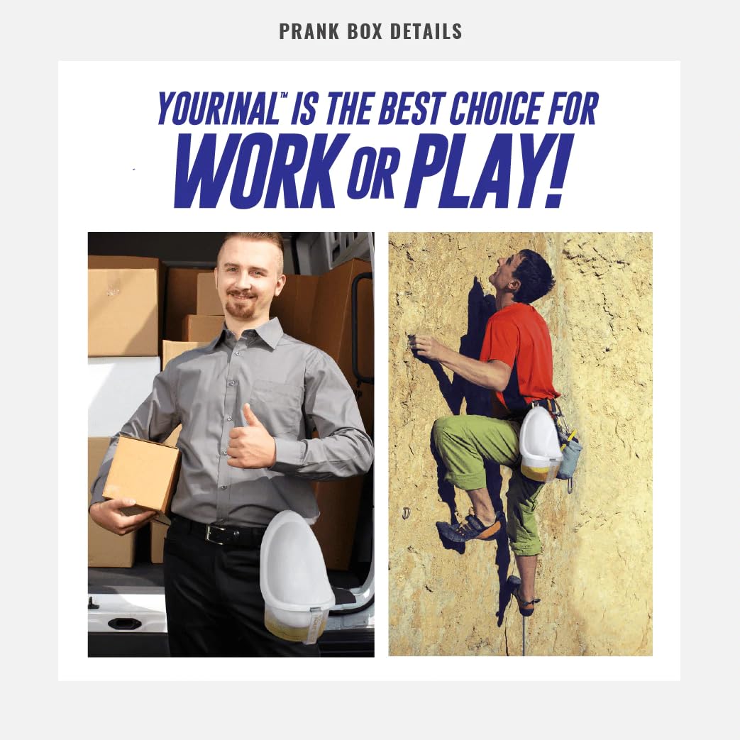 Prank Pack, Yourinal Prank Gift Box, Wrap Your Real Present In A Funny Authentic Prank-O Gag Present Box | Novelty Gifting Box For Pranksters