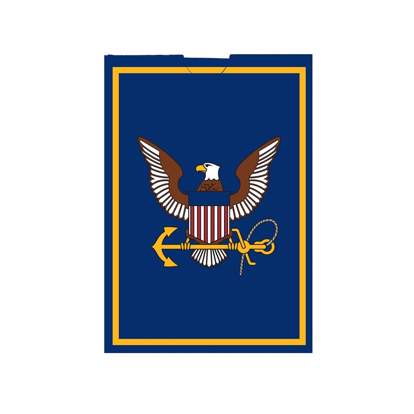 Military Gift Shop Navy Playing Cards - Professional Quality, Paper, Great for Game Night, Disabled USMC Vet Owned, Navy Color