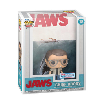 Funko Pop! VHS Cover Exclusive - Chief Brody (Jaws) Multicolor Collectible Figure, One Size