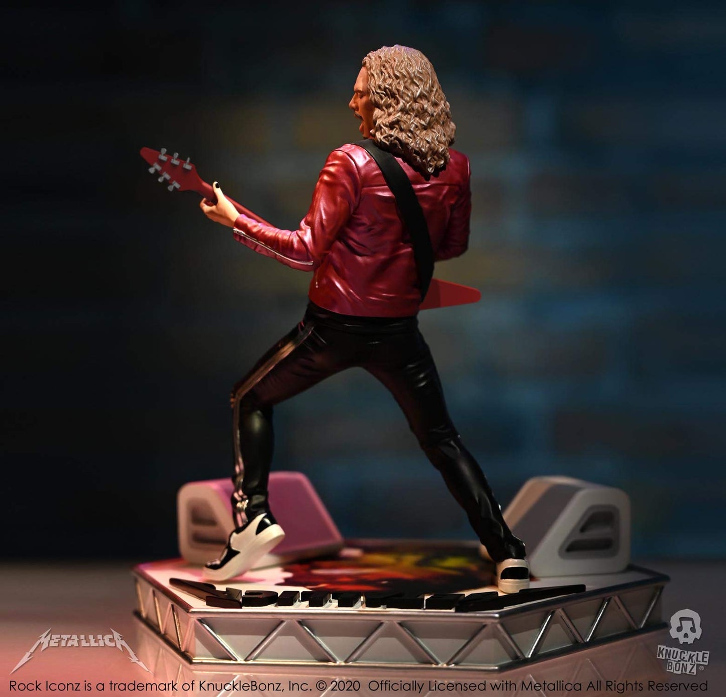 Knucklebonz - Kirk Hammett (Metallica) Limited Edition Collectible Statue (Only 3000 Created) - Rock Iconz, Officially Licensed, Includes Coa