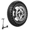 Elkatech  Gotrax Wheel Replacement And Xiaomi M365 Electric Scooter  Solid Tire With Hub And Brake-Disc  Honeycomb Wheel Compati