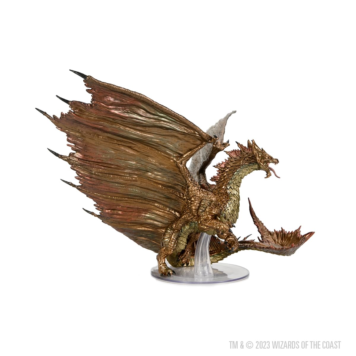 WizKids D&D Icons of The Realms: mature-themed Brass Dragon Dungeons and Dragons Miniatures