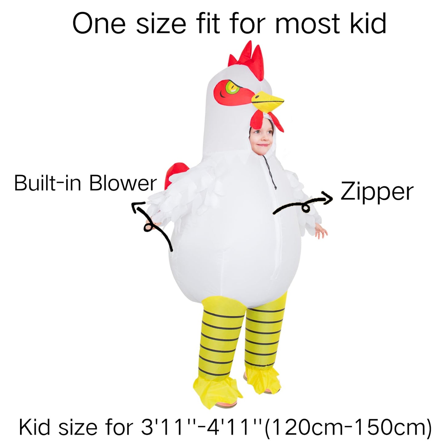 Stegosaurus Inflatable Chicken Costume For Kids Halloween Costume For Kid Boys Girls Funny Blow Up Costumes For Cosplay Party