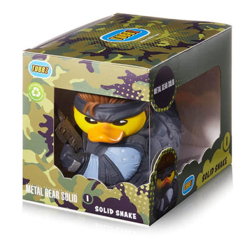 Tubbz Boxed Edition Solid Snake Collectible Vinyl Rubber Duck Figure - Official Metal Gear Solid Merchandise - Tv, Movies & Video Games