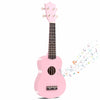 Jakeloo Kids Acoustic Guitar - 21 Inch Pink Carbon Fibre Ukulele for Toddlers, Ideal Musical Toy for Boys & Girls Ages 3-9