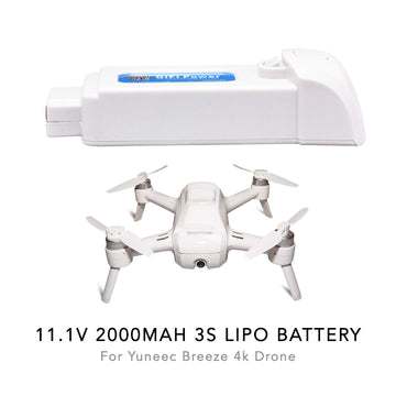MaximalPower GiFi Power Replacement 11.1V 2000mAh 3S Lipo Battery for Yuneec Breeze 4k Drone (1 Pack)